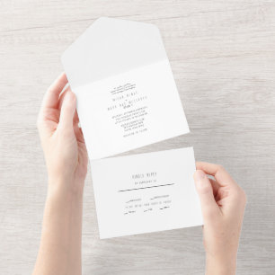 Casamento Branco Simples Contemporâneo