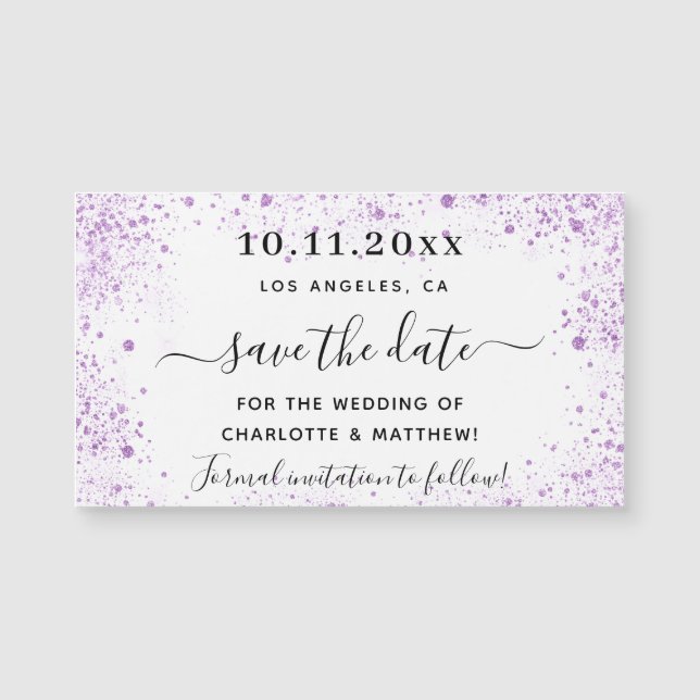 Casamento branco violeta roxo salve o íman (Frente)