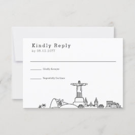 Casamento Brasileiro | RSVP de Paisagem Urbana Est
