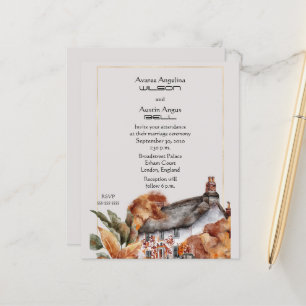 Casamento Britânico Thatered Roof