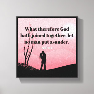 Casamento - Canvas Premium (Brilho)