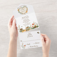 Casamento Cardíaco Cozy Woodland Cottagecore Woode