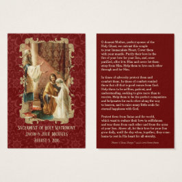 Casamento Católico Favor da Santa Carteira Damasco