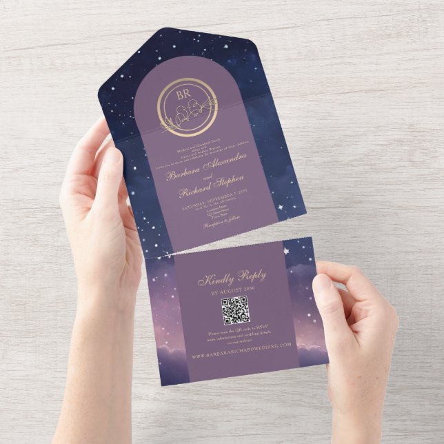 Casamento Celestial Noite Estrelada (Tearaway)