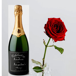 Casamento Chic Personalizado Preto E Branco