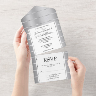 Casamento Chic Silver Ribbon