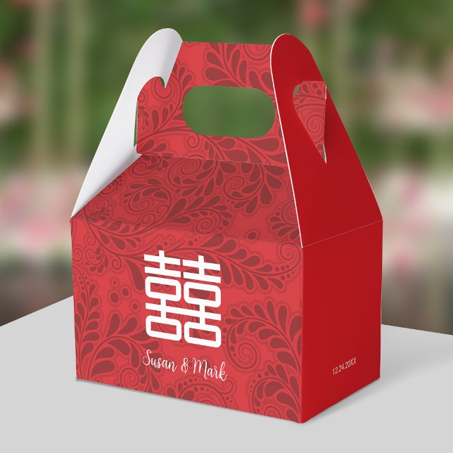 Casamento Chinês Obrigado Caixa de Favor (Criador carregado)