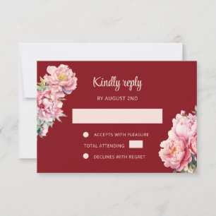 Casamento chinês RSVP Vermelho do Código QR