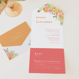 Casamento Citrus Watercolor
