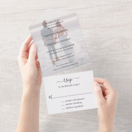 Casamento Clássico Elegante com Foto Mínima