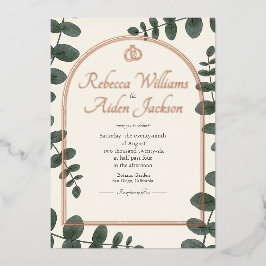 Casamento Clássico em Marfim e Dourado Rosa