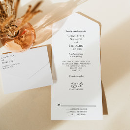 Casamento Clássico Minimalista Simples