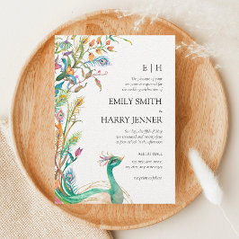 Casamento Colorido de Peacock Chinoiserie Garden