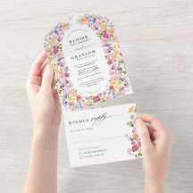 Casamento Colorido de Primavera Wildflower Meadow 