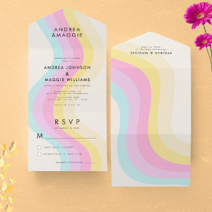 Casamento Colorido LGBTQ Orgulho gay do Cotovelo S