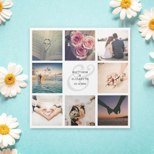 Casamento com a Colagem de Fotos do Elegante Amper