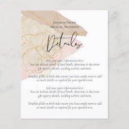 Casamento com Abstrato de Toneladas Naturais