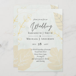 Casamento com Abstrato moderno japonês escandinavo