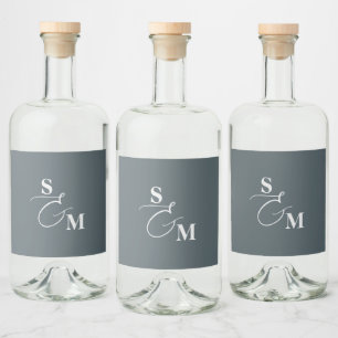 Casamento com Ampersand Moderno Monograma Clássico