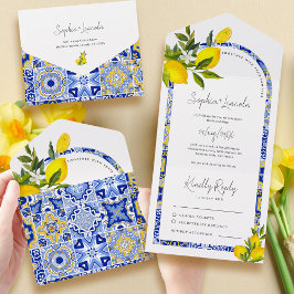 Casamento com Arch do Bô Mediterrâneo Lemon