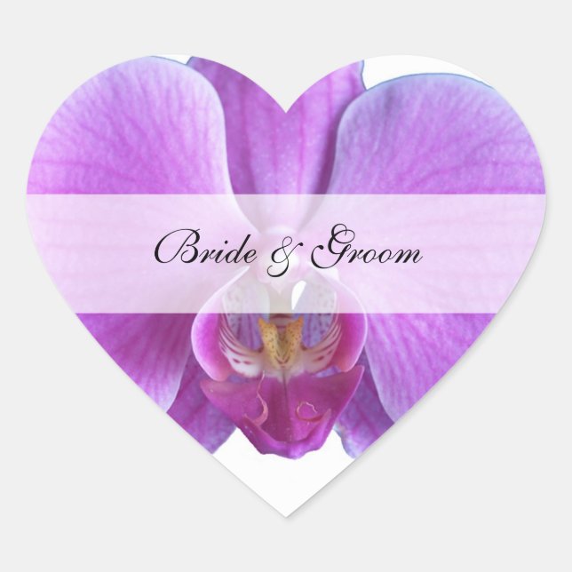 Casamento com autocolantes personalizados — Orquíd (Frente)