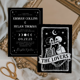 Casamento com Cartão Tarot do Elegante Celestial A