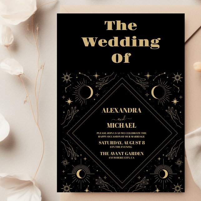 Casamento com Cartão Tarot Sun e Moon (Criador carregado)