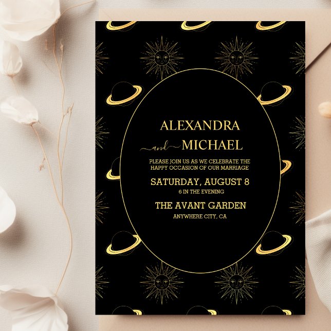 Casamento com Cartão Tarot Sun e Moon (Criador carregado)