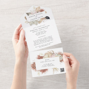 Casamento com CÓDIGO QR de Grass Grass de Wreath M
