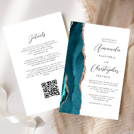 Casamento com Código QR do Código de Código de Ros