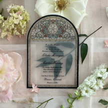 Casamento com Efeito de Vitral Antigo