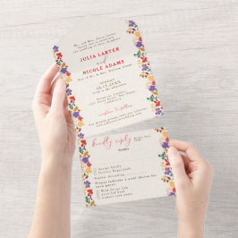 Casamento com Flor de Prado Amarelo primavera da M