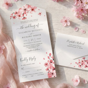 Casamento com Flores de Cereja Rosa Floral