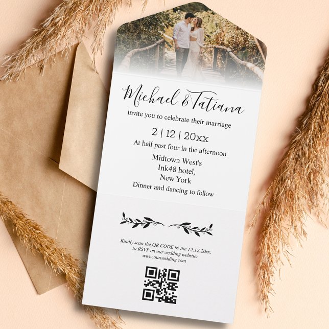 casamento com fotos elegante do código de trendy q (Criador carregado)
