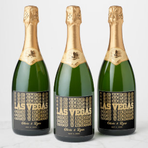 Casamento com Glam em Las Vegas Personalizado Dour