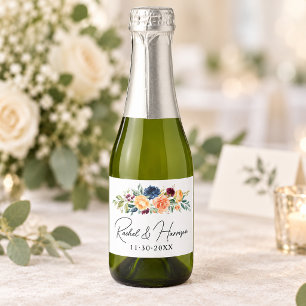 Casamento com Monograma Floral Elegante