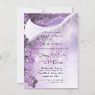 Casamento com Orquídea Violeta Suave