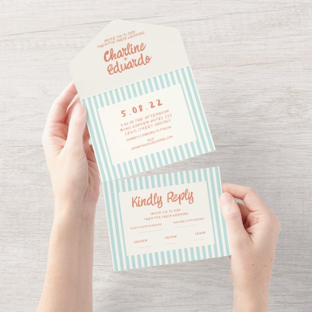 Casamento com Pastel Retro (Aba destacável)
