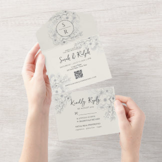Casamento com QR Code Moderno