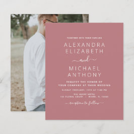 Casamento com Rosa de Duagem de Orçamento com Conv