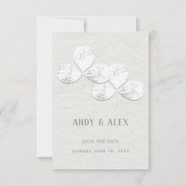 Casamento com Shamrock Branco Salvar o Cartão de D