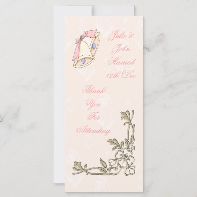 Casamento com sinos (Frente)