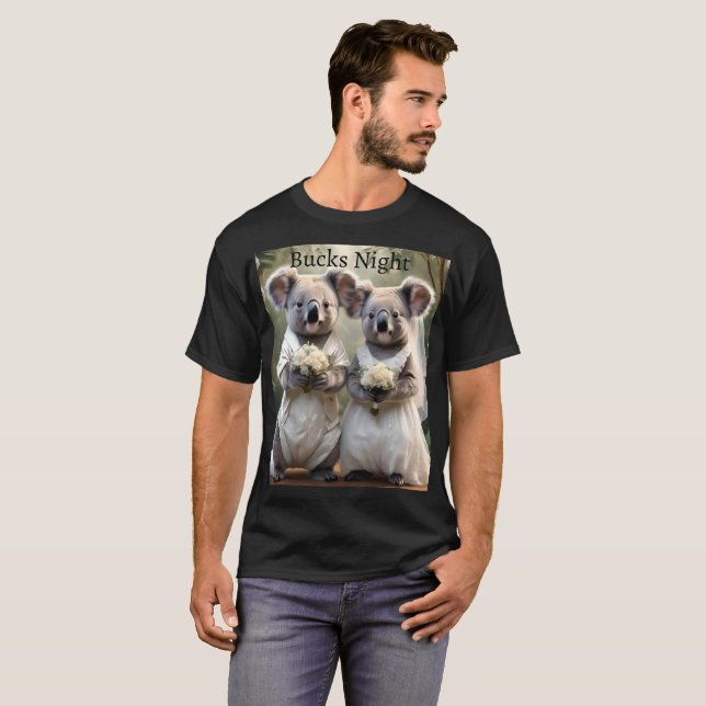 Casamento com Urso Koala Australiano, Camisa Notur (Frente Completa)
