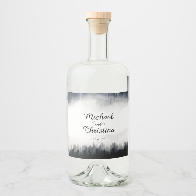 Casamento com vegetação nebulosa mínima (Frente)