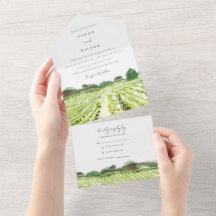 Casamento com vinhas de vinificação verde Elegante