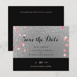 Casamento Confete Rosa Ouro Preto Prata