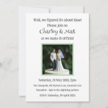 Casamento Convite Noiva Groom Cake Topper Quirky