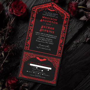 Casamento da Catedral de Vampiro Gótico