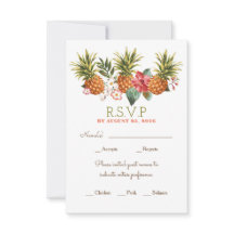 casamento da praia tropical do abacaxi rsvp