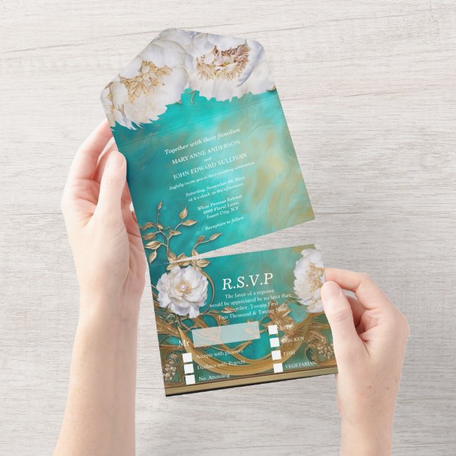 Casamento da primavera de ouro lacrimogênio (Aba destacável)